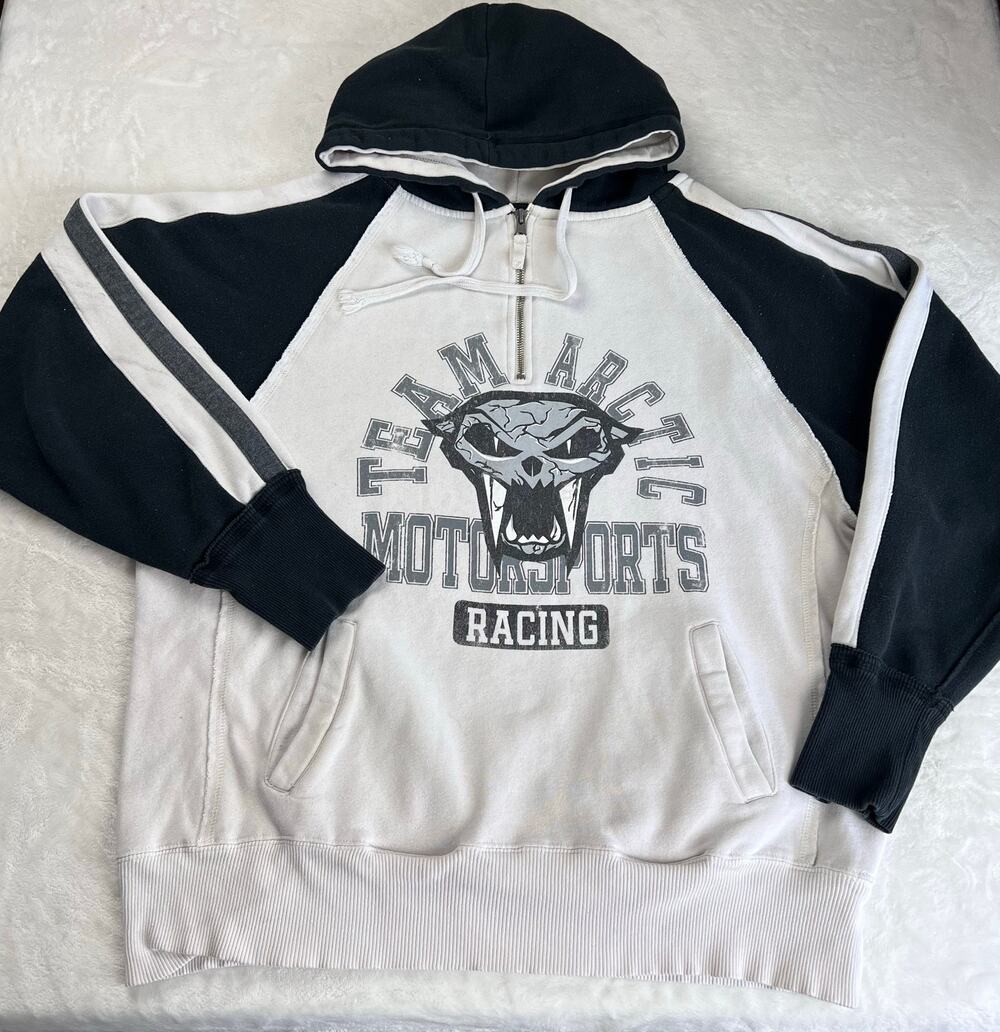 Team Arctic Cat Motorsport Racing Hooded Sweatshirt size Large J. America